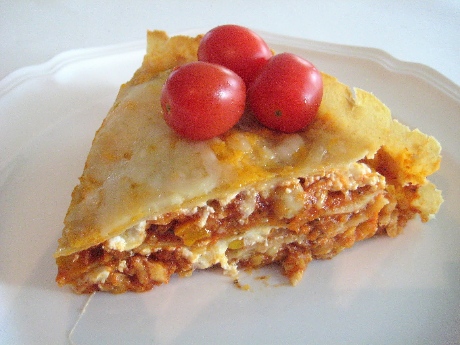 Equal Opportunity Kitchen Layered Tortilla, Chickpea, Tomato and