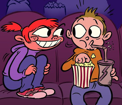 movie theater cartoon