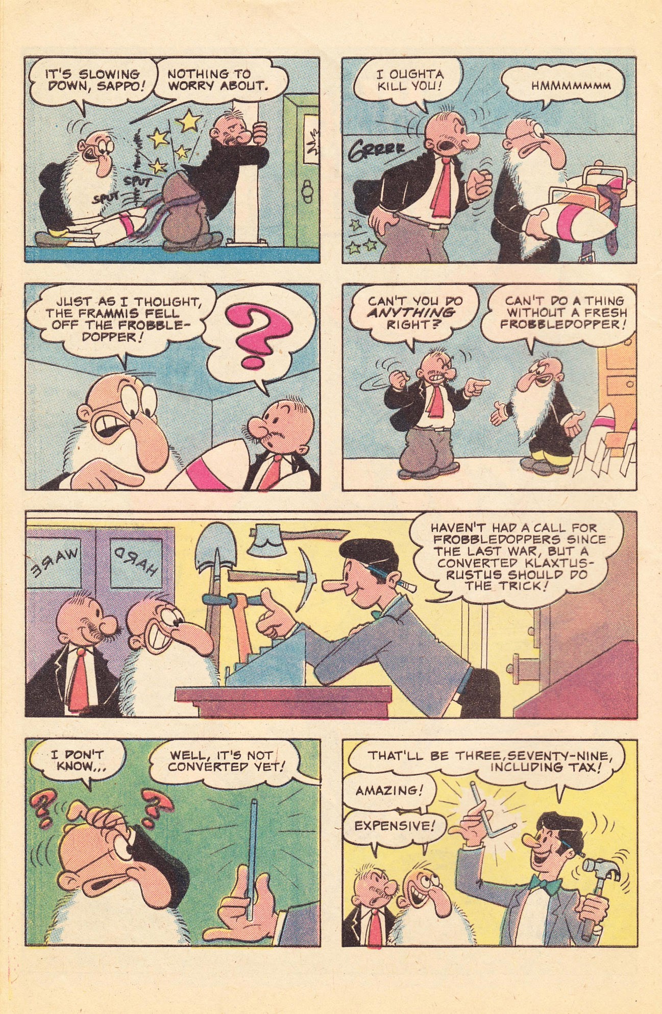 Read online Popeye (1948) comic -  Issue #183 - 32