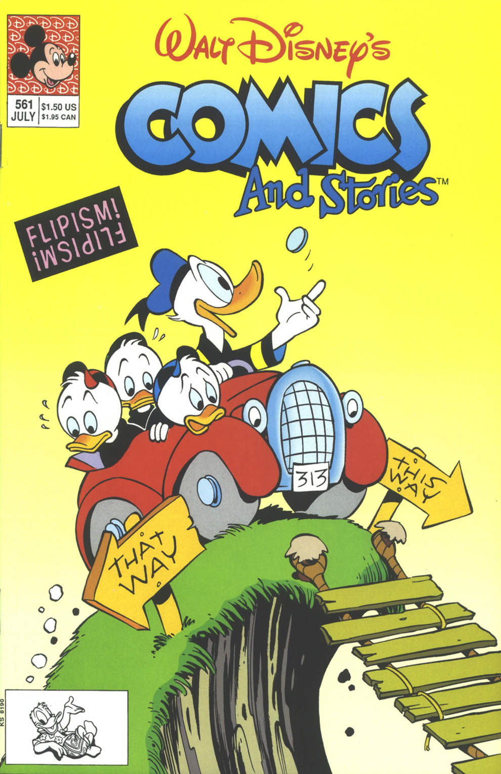 Read online Walt Disney's Comics and Stories comic -  Issue #561 - 1