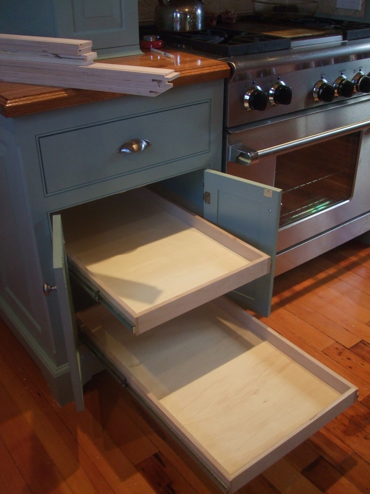 The Smiths Drawers for the stove unit