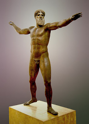 Poseidon (or Zeus) of Cape Artemision, National Archaeological Museum of Athens, Greece.