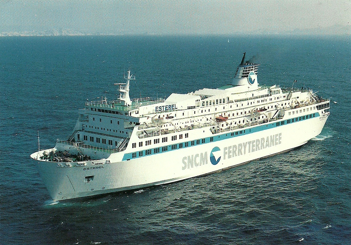 The traveler's drawer SNCM FERRYTERRANÉE. Paquebot transbordeur The traveler's drawer SNCM FERRYTERRANÉE. Paquebot transbordeur