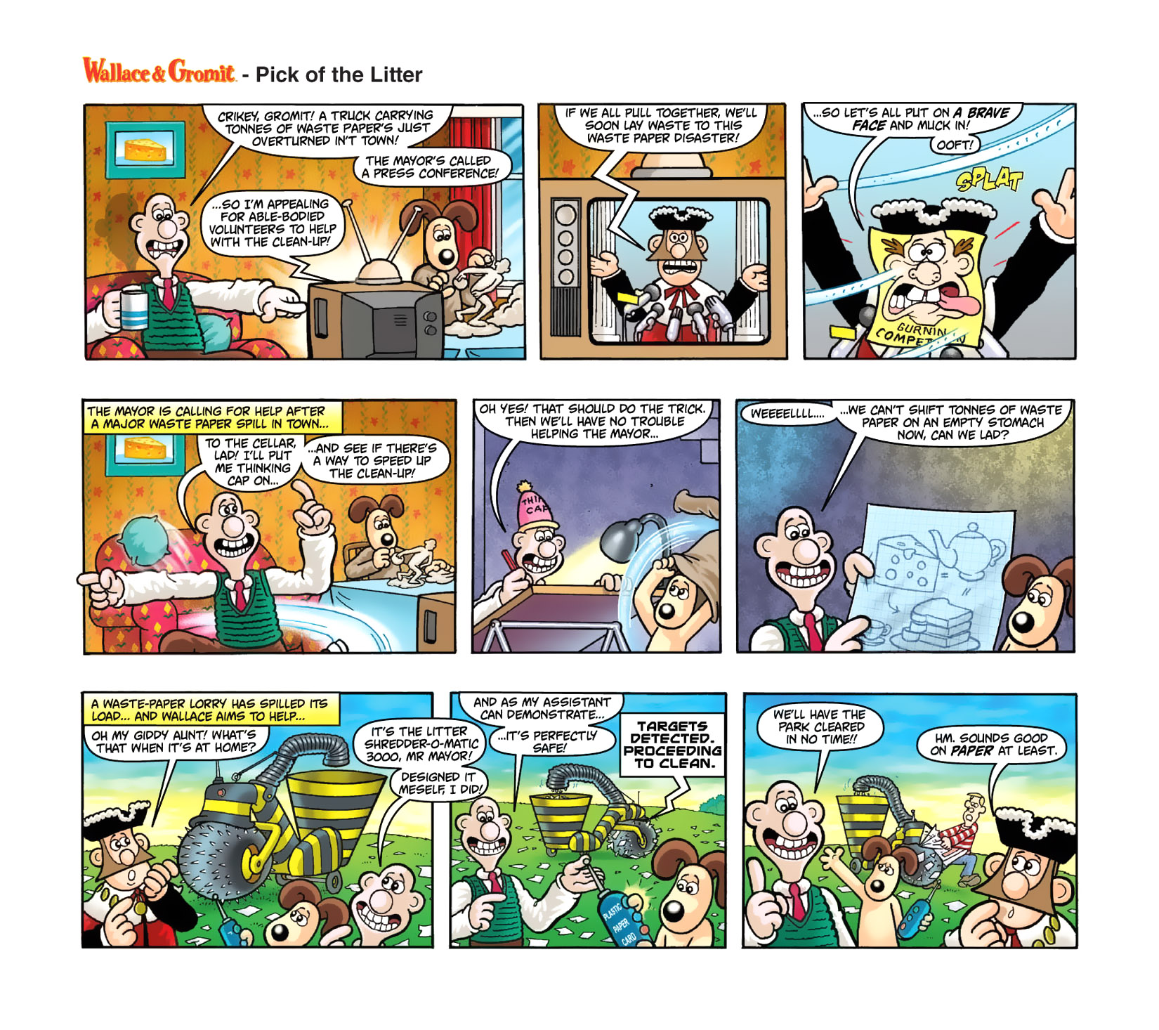 Read online Wallace & Gromit Dailies comic -  Issue #7 - 12