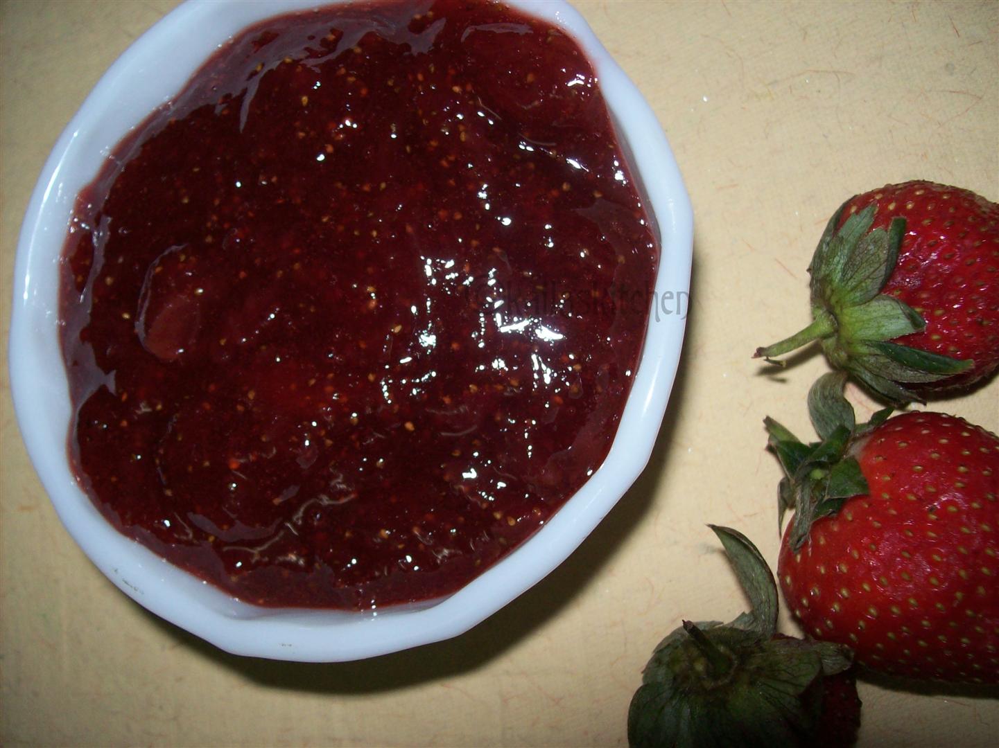 Experiments in Kailas Kitchen Easy Strawberry Jam