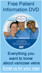 Request our free DVD about Varicose Vein treatments