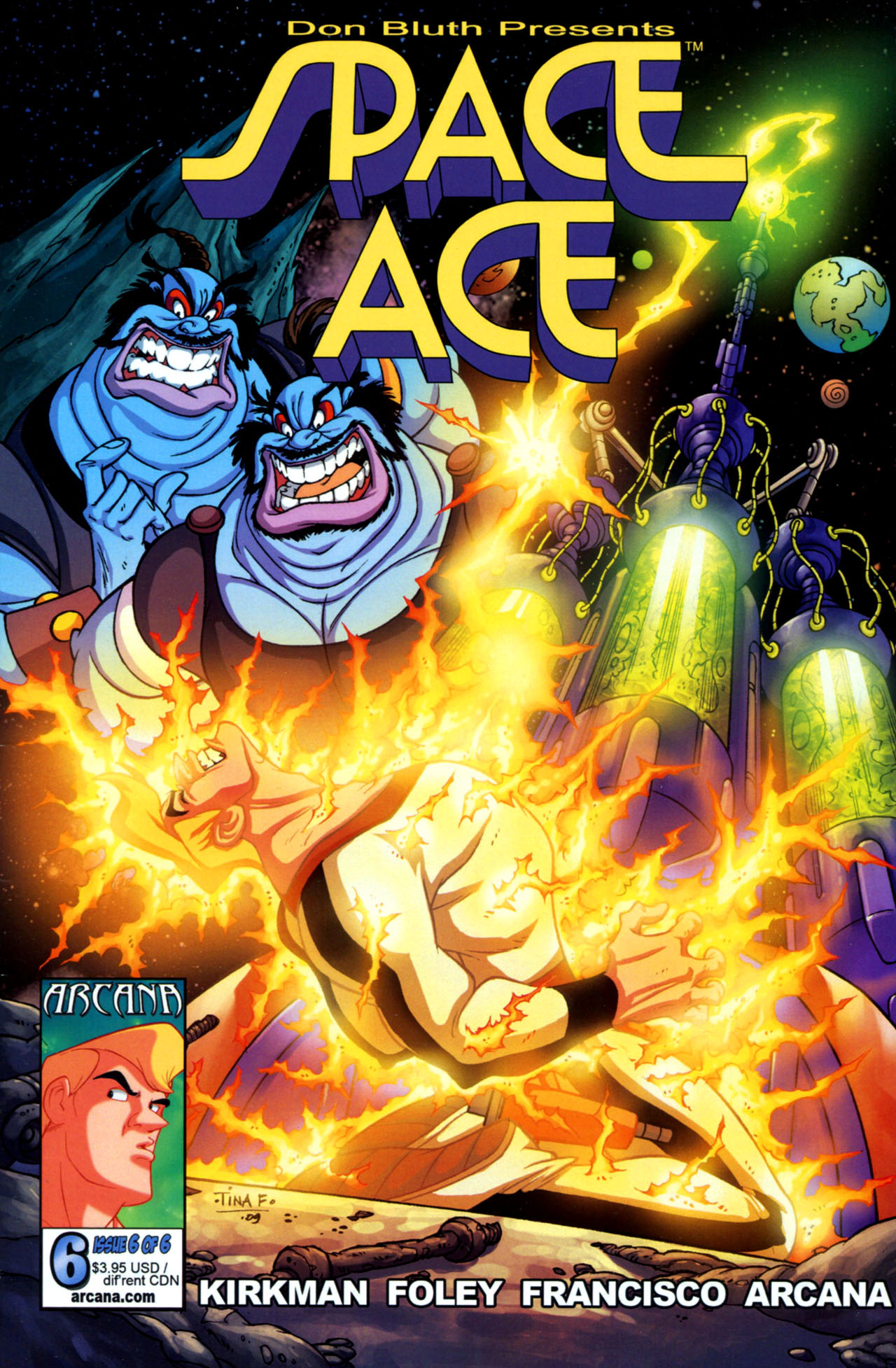 Read online Don Bluth Presents Space Ace comic -  Issue #6 - 1