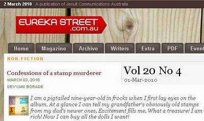 devyani borade - verbolatry - confessions of a stamp murderer - eureka street
