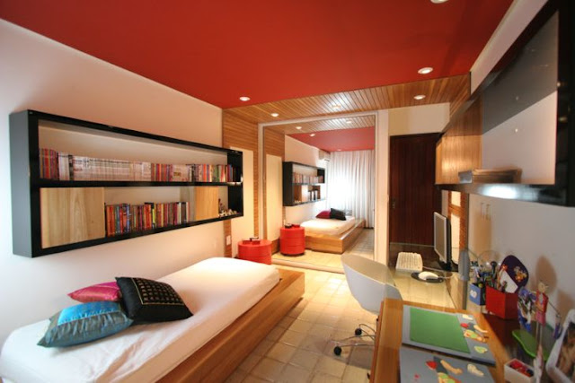 Antes e Depois na decoração do quarto de solteiro. Blog Achados de Decoração