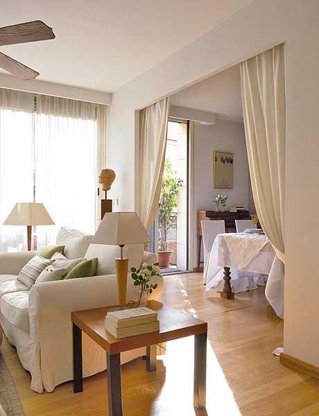 Dividindo ambientes com cortinas. Blog Achados de decoração Dividindo ambientes com cortinas. Blog Achados de decoração