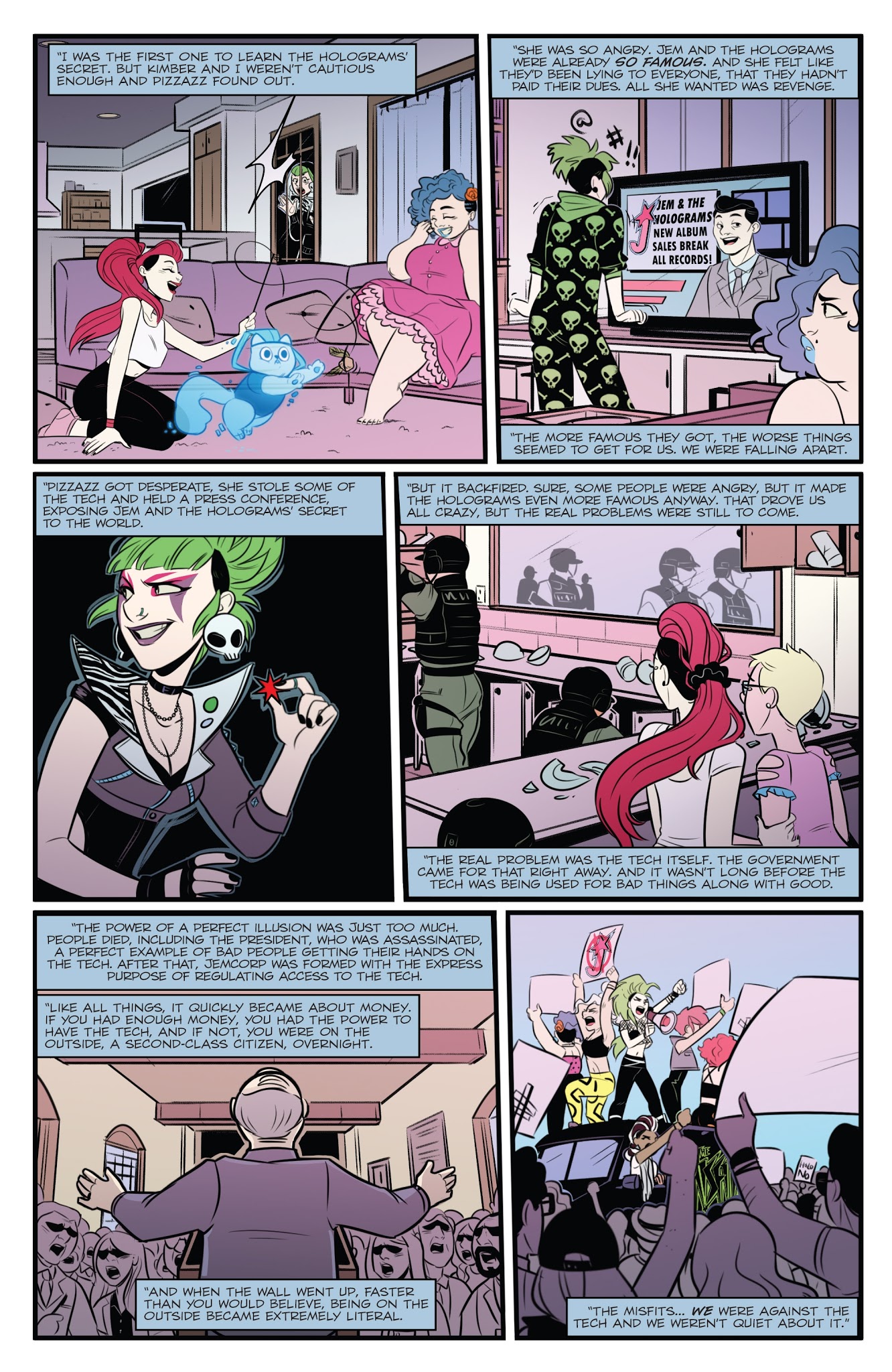 Read online Jem and the Holograms: The Misfits: Infinite comic -  Issue #2 - 17