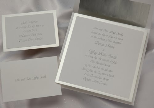 The Purple Mermaid White Linen And Clic Silver Wedding White Linen And Clic Silver Wedding Invitations At The Purple Mermaid