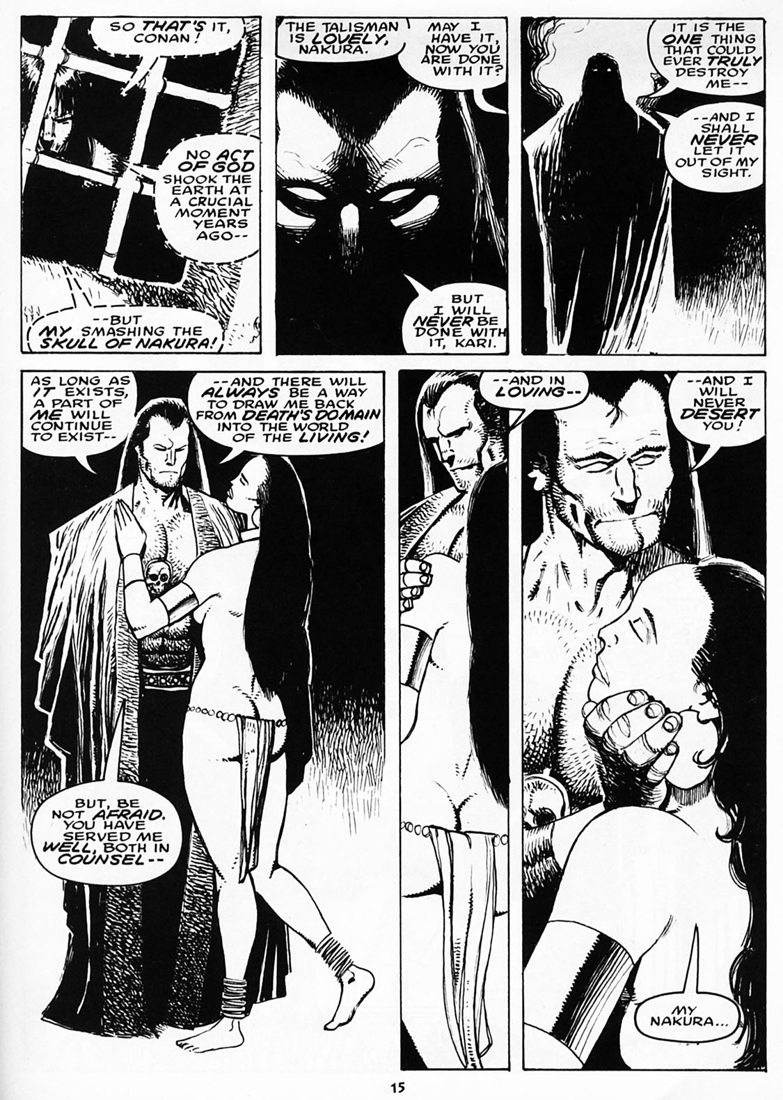 Read online The Savage Sword Of Conan comic -  Issue #220 - 16