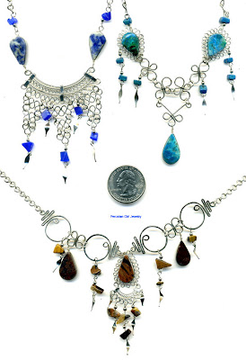 Stone necklaces