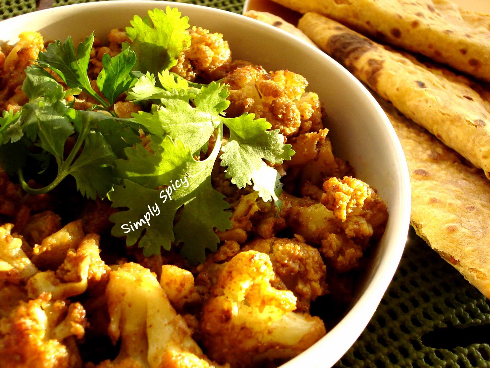 Simply Spicy Cauliflower Sabzi
