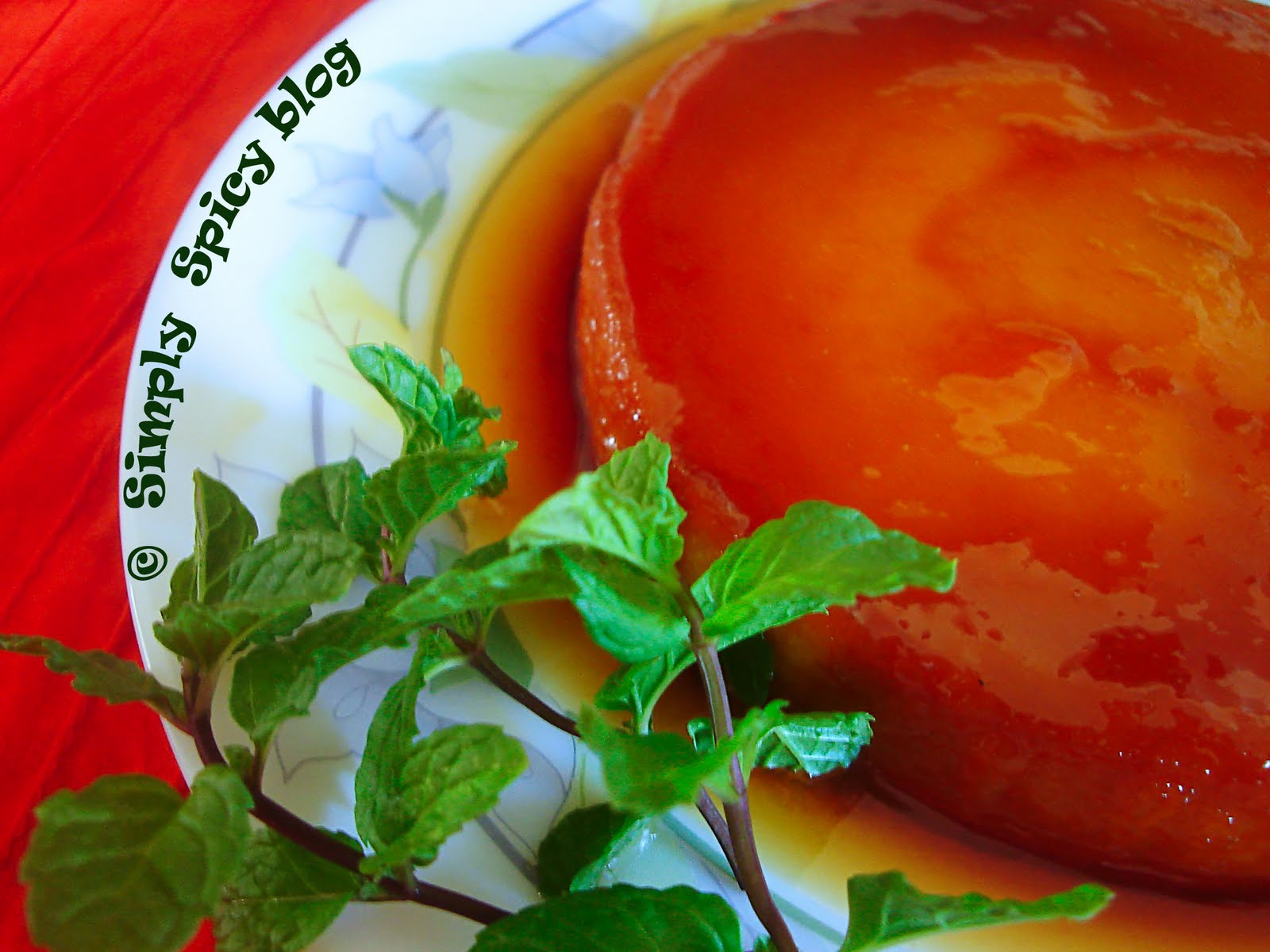 Simply Spicy Coconut Caramel Pudding