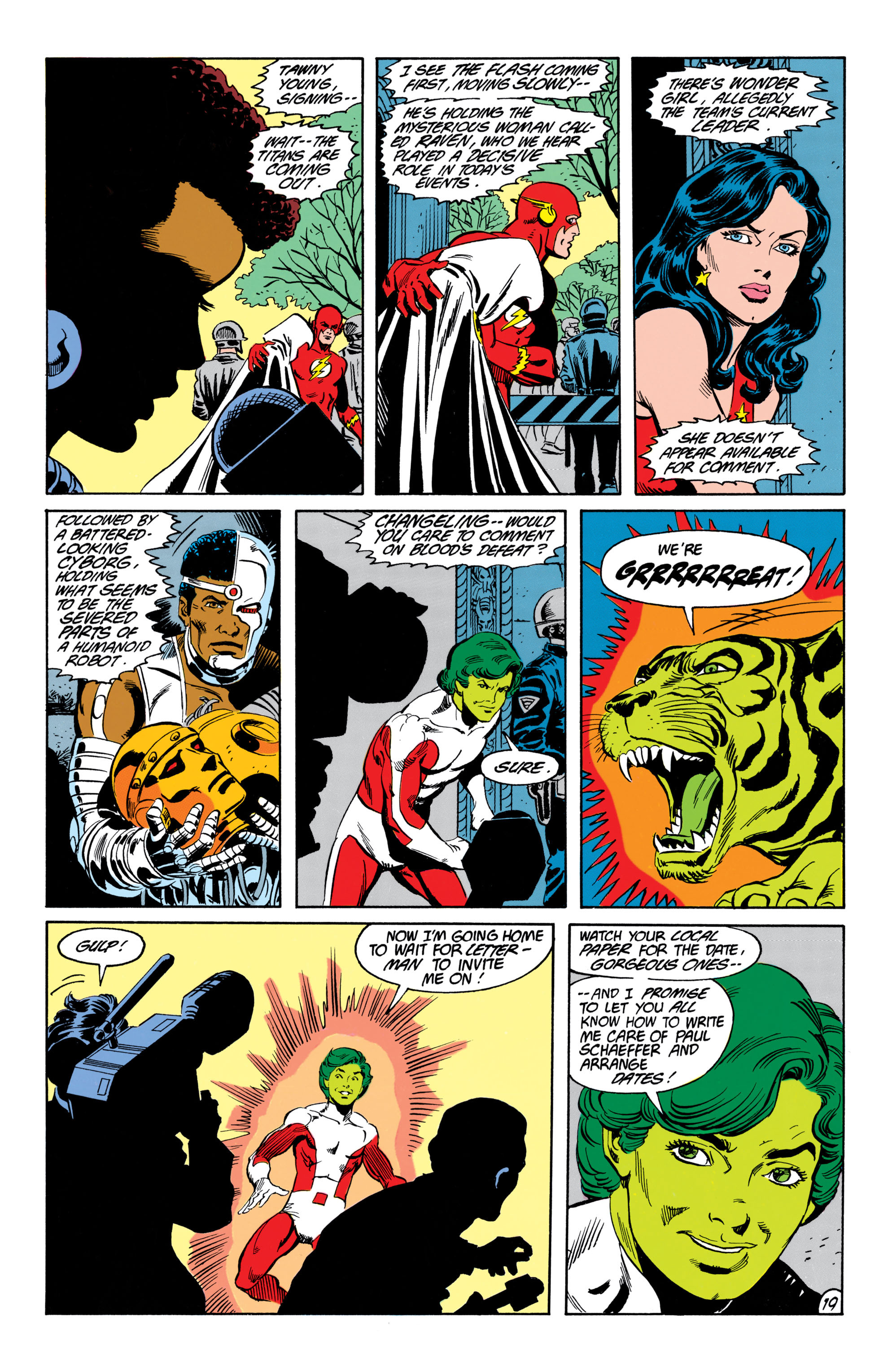 Read online The New Teen Titans (1984) comic -  Issue #31 - 20