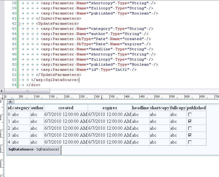 Visual Studio Journey: ASP.NET and SQL Server: Chapter 1: Displaying A ...