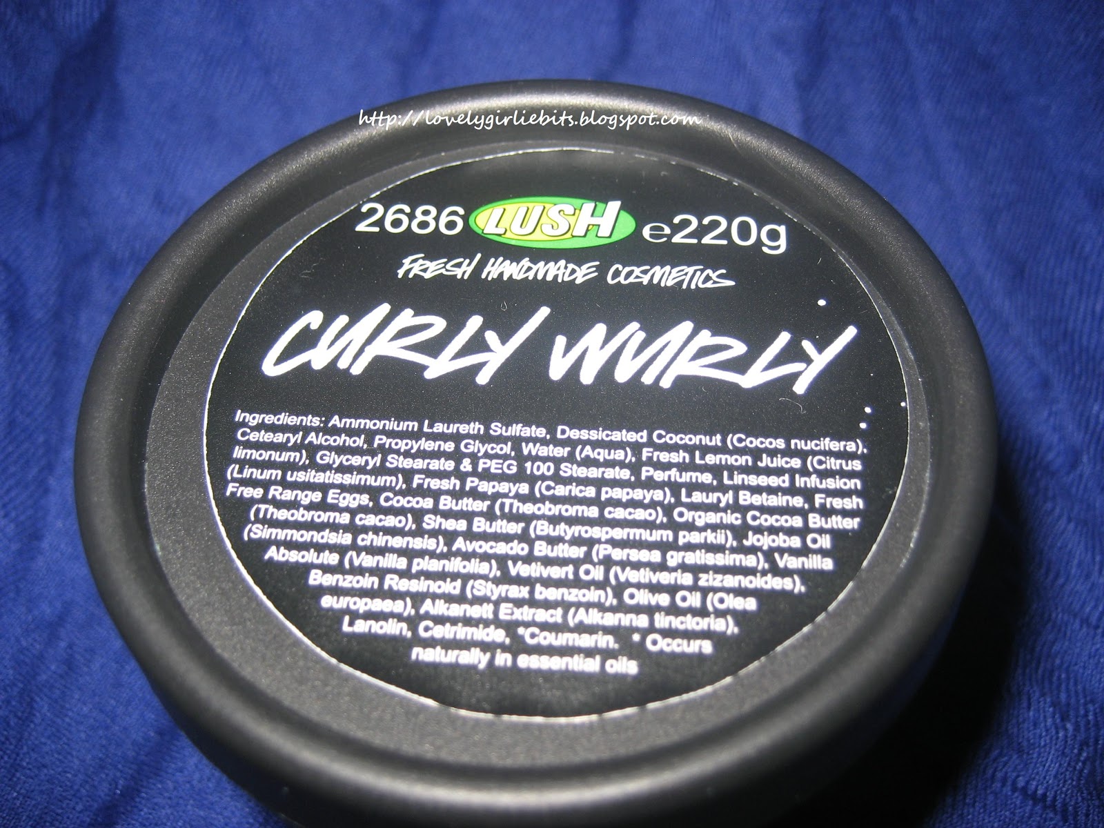 Review Lush Curly Wurly Shampoo Lovely Girlie Bits