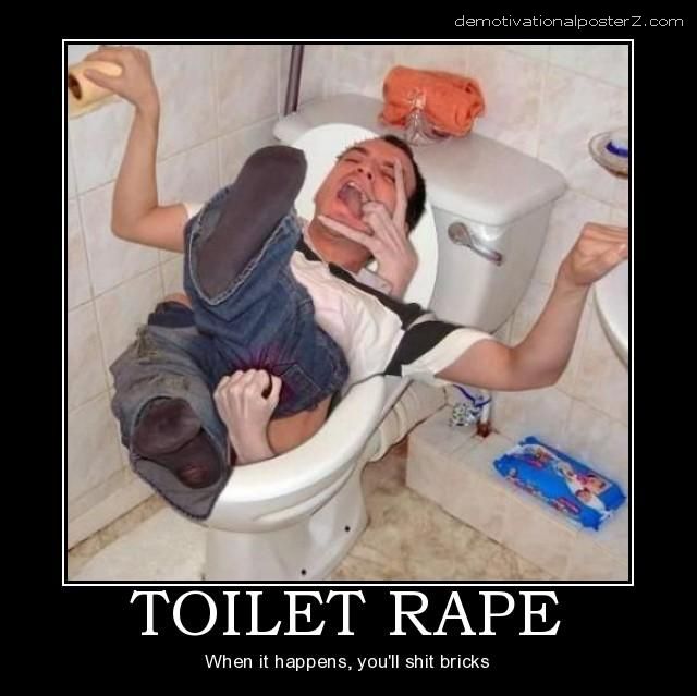 Toilet rape