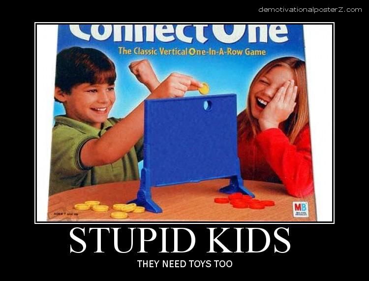 connect one game stupid kids