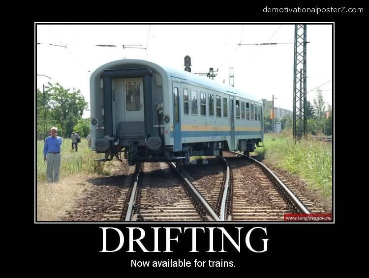 train drifting poster