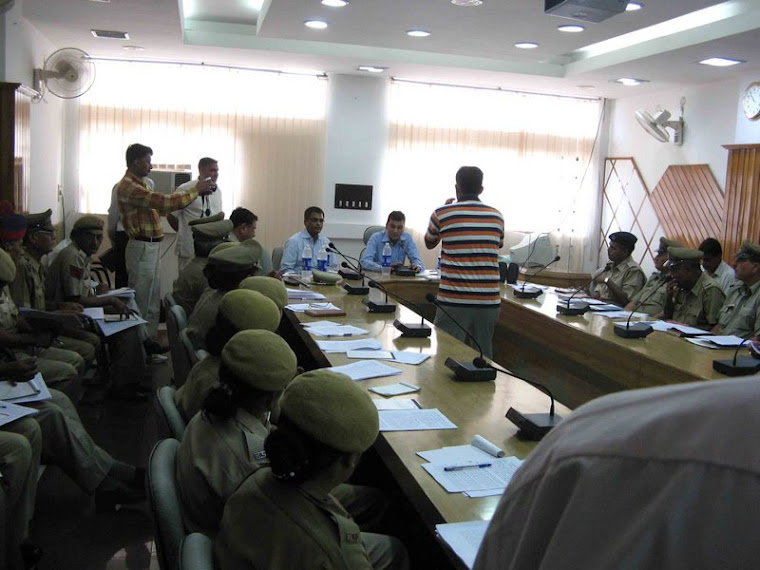 IN A TRAINING PROGRAM WITH POLICE