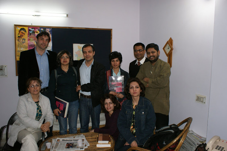 GROUP PHOTOGRAPH WITH THE JOURNALISTS &HUMAN RIGHTS ACTIVISTS FROM US AND IRAN