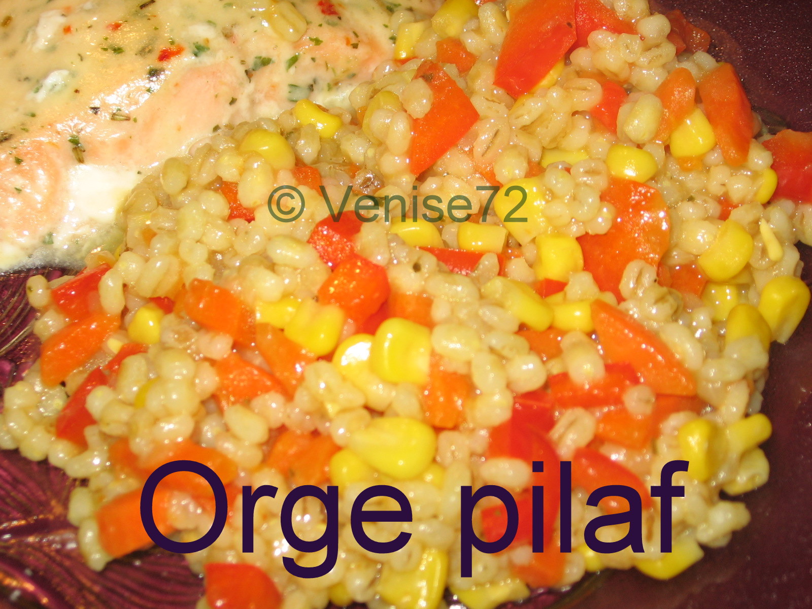 Les découvertes de Venise Orge pilaf