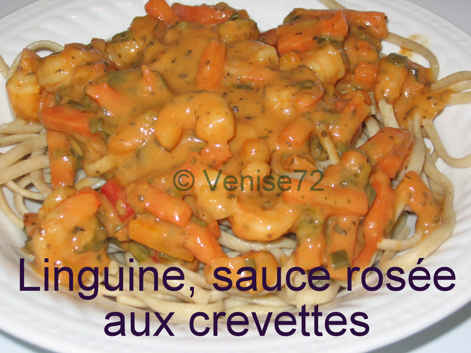 Les découvertes de Venise Sauce rosée aux crevettes