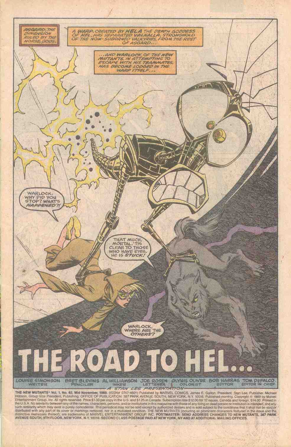 Read online The New Mutants comic -  Issue #82 - 2