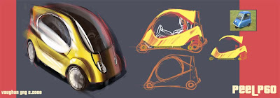 Peel P50 remake for a contest over at SpeedandDesign.net stop by to 