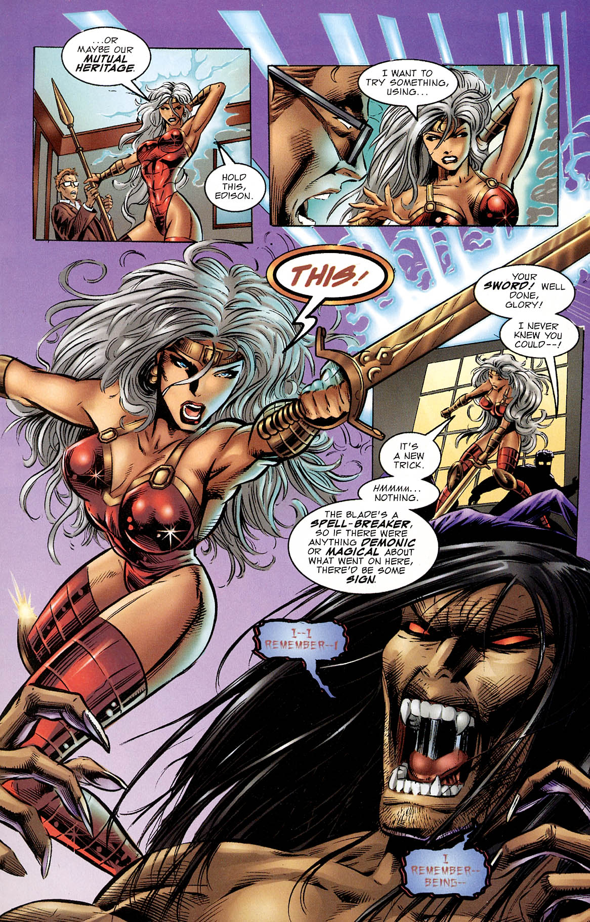 Read online Glory comic -  Issue #6 - 11