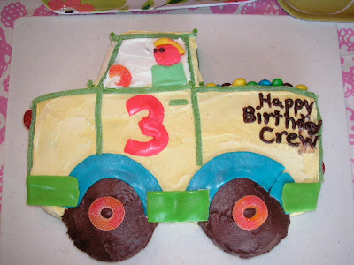 truck cake