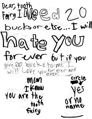 tooth fairy letter