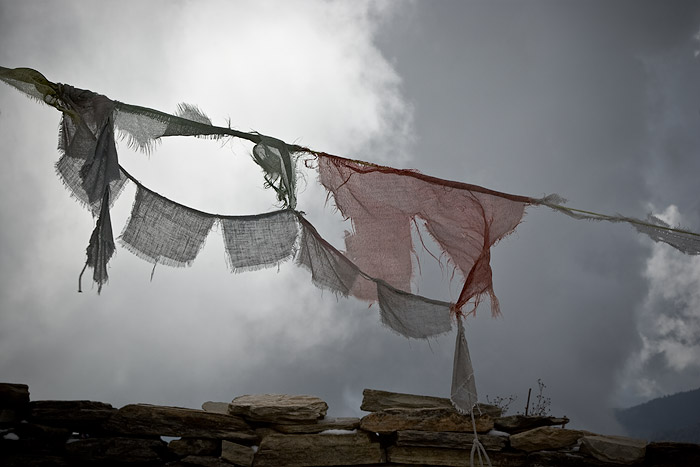 Prayer flags, Annapurna Sanctuary Trail