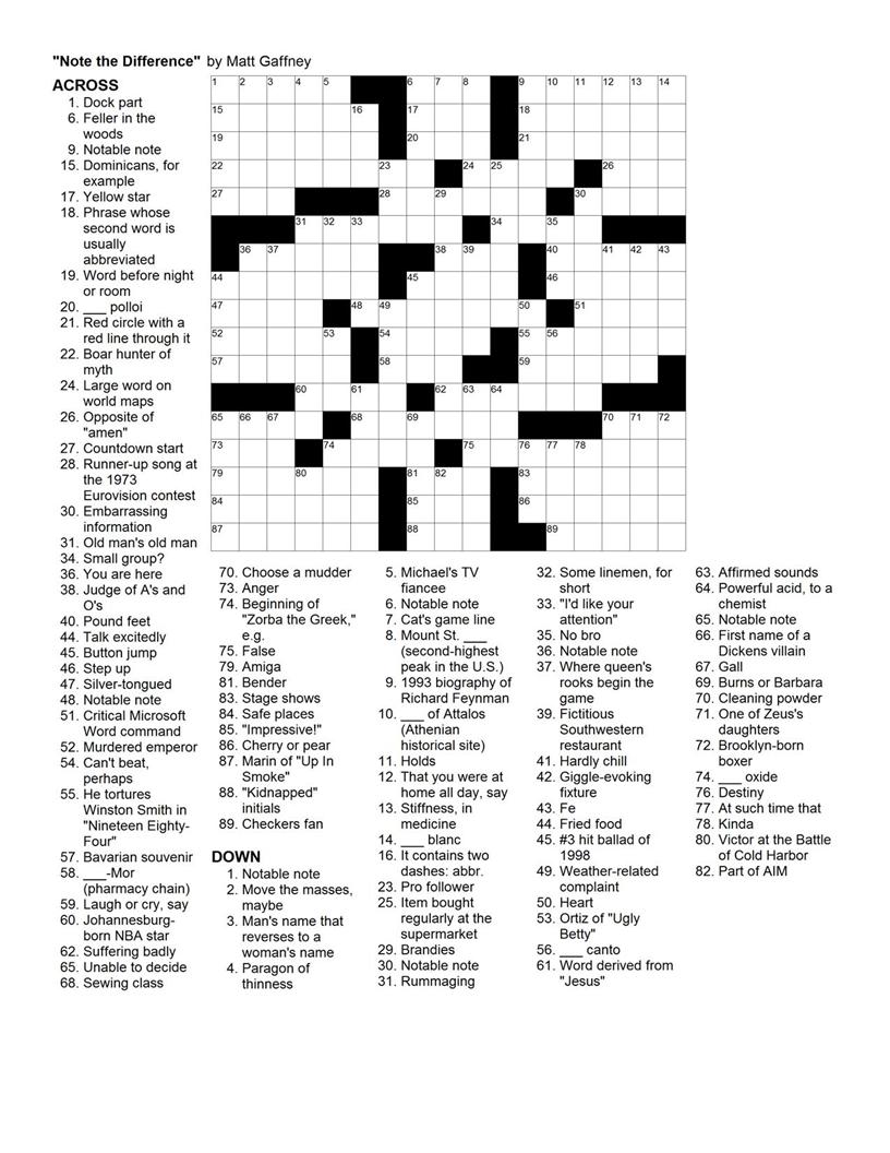 Thomas Joseph Crossword Puzzles Printable - Printable Templates
