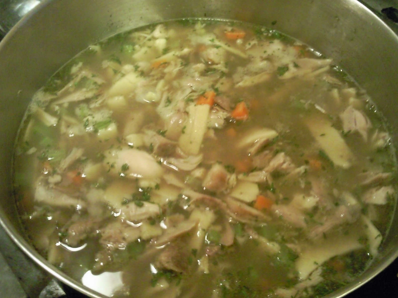 Live Free, Gluten Free Chicken Noodle Soup with Homemade Egg Noodles