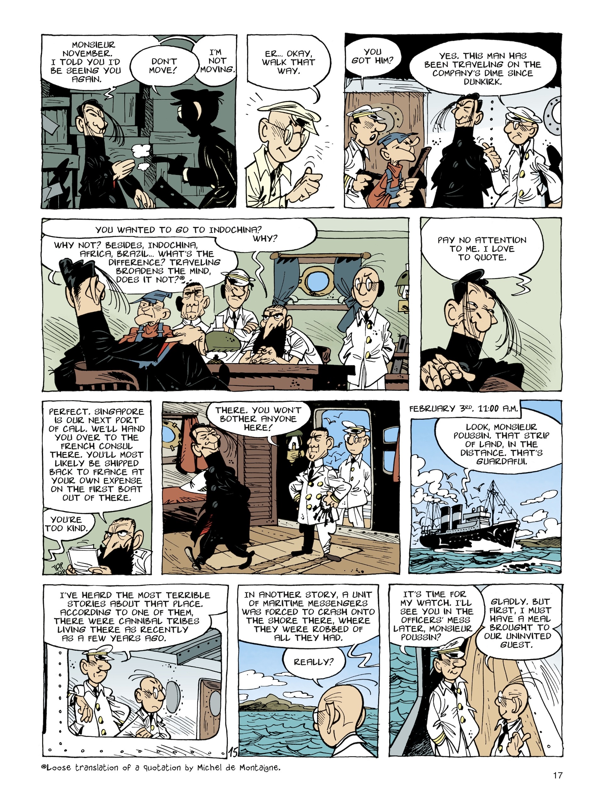 Read online Theodore Poussin comic -  Issue #1 - 17