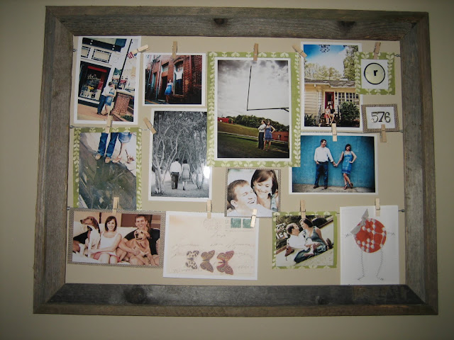Ten June: DIY Wire + Clothespin Picture Frame