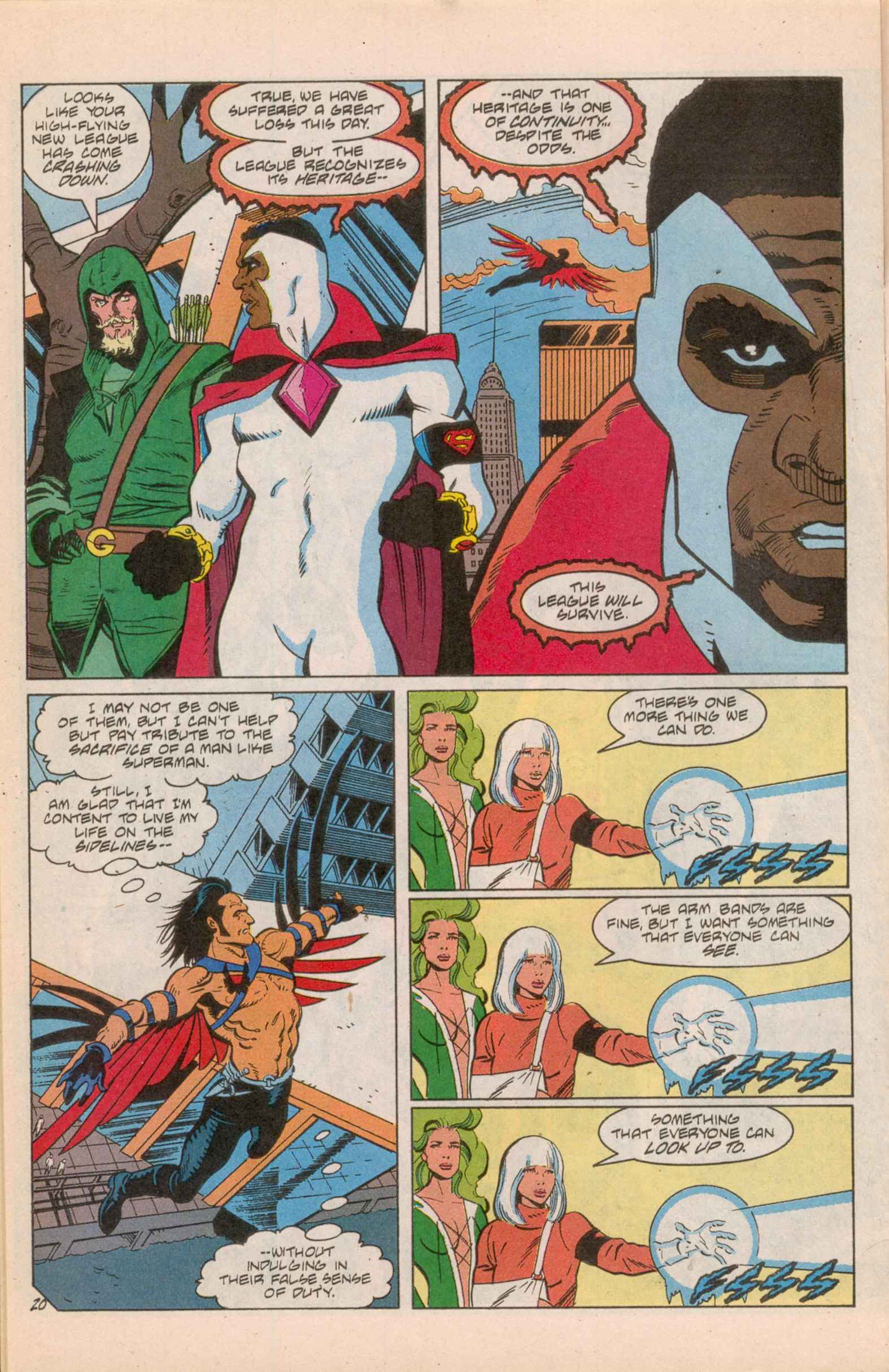 Read online Justice League America comic -  Issue #70 - 21