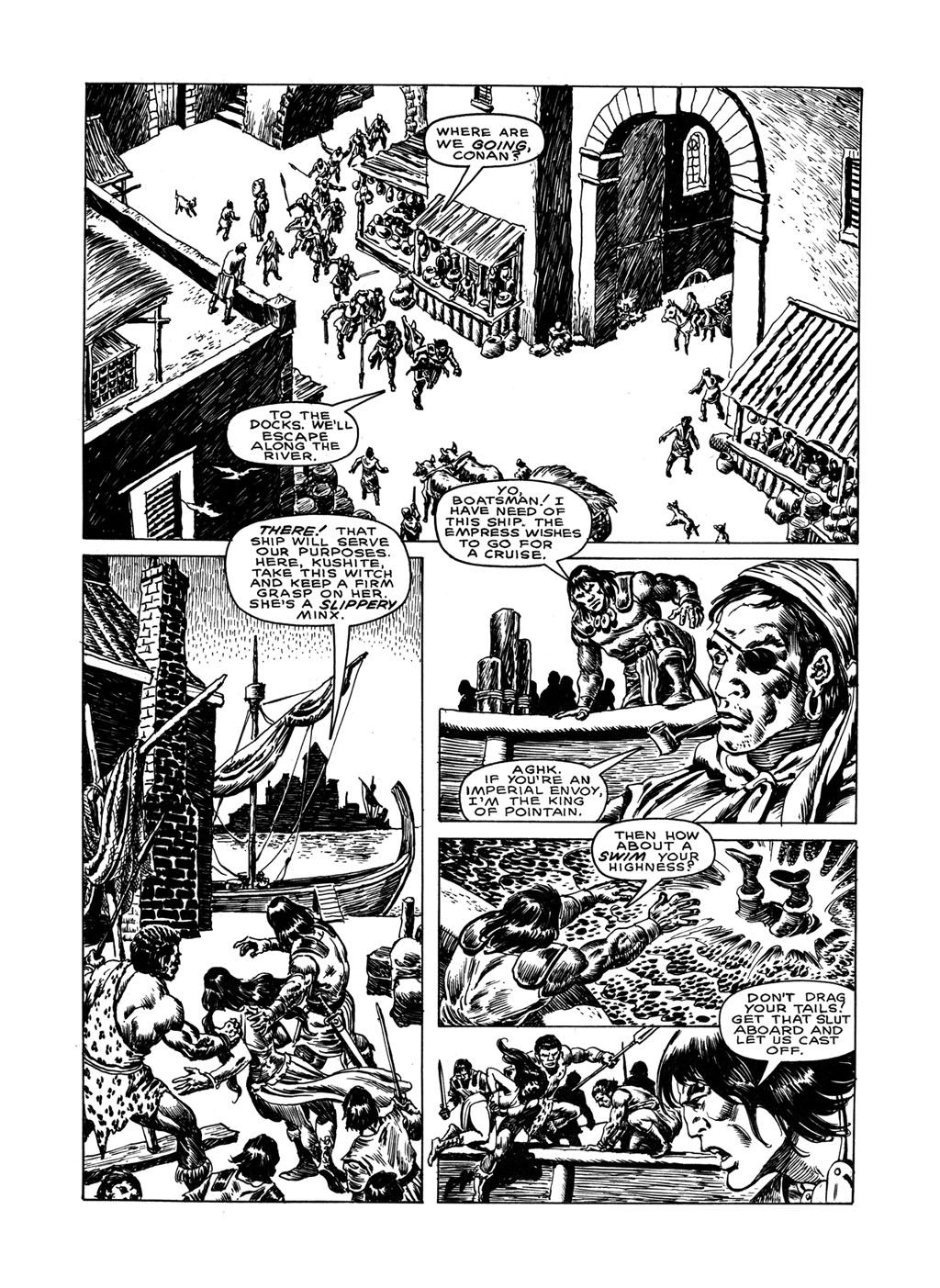 Read online The Savage Sword Of Conan comic -  Issue #148 - 49