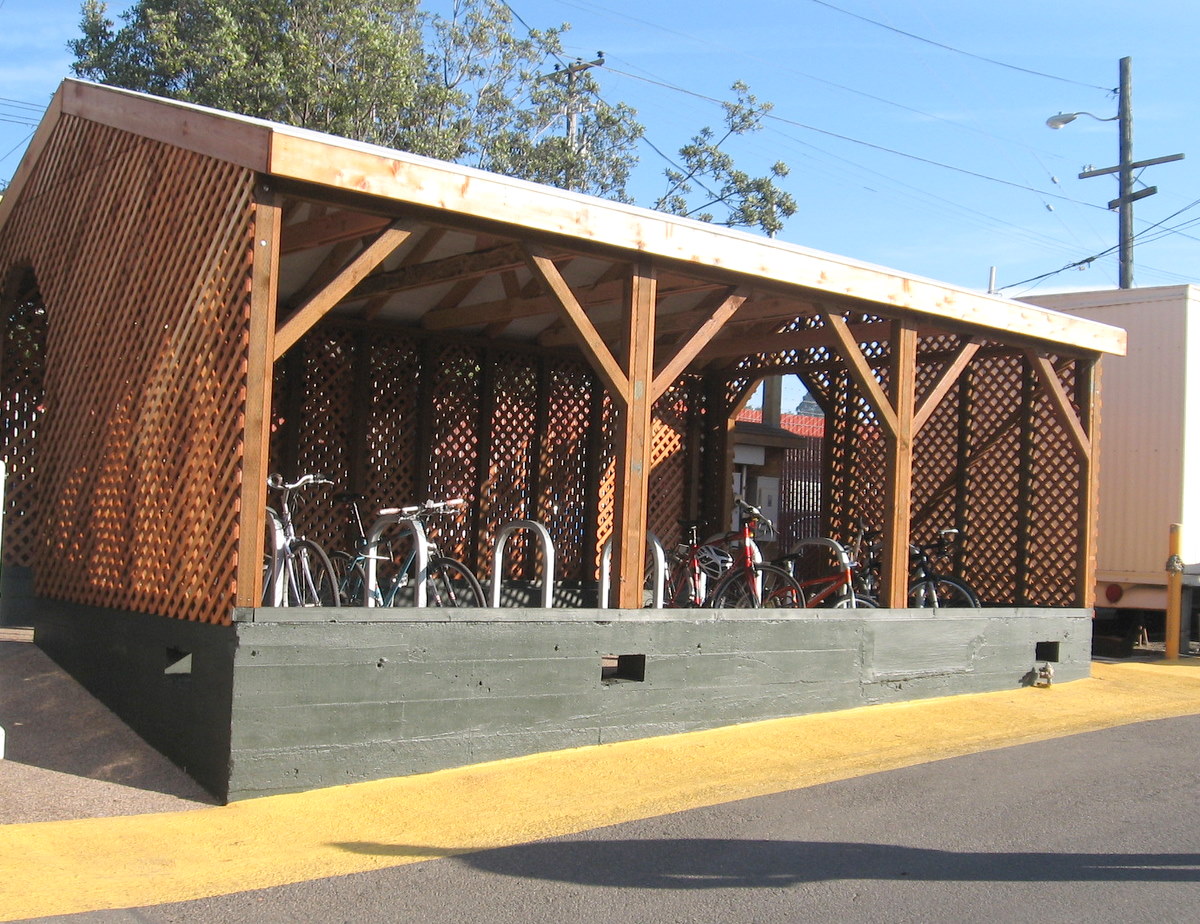 BIKE NOPA DPW's New Bike Port Makes Biking to Work Even Better