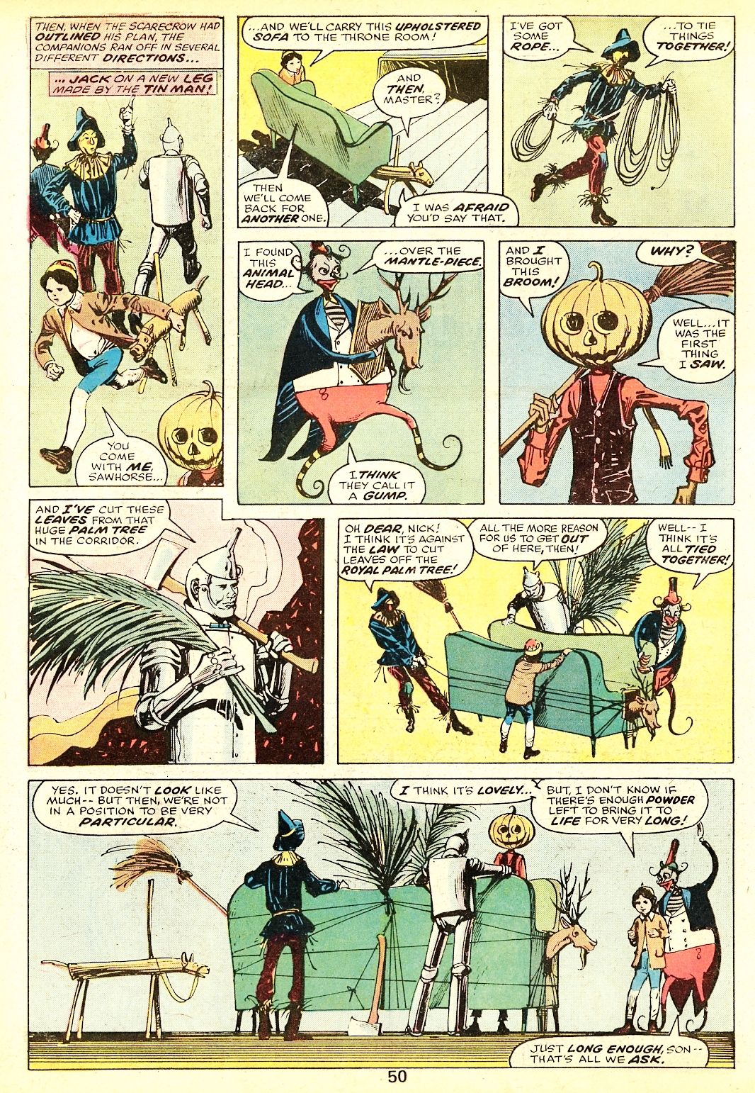 Read online Marvel Treasury of Oz featuring the Marvelous Land of Oz comic -  Issue # Full - 49