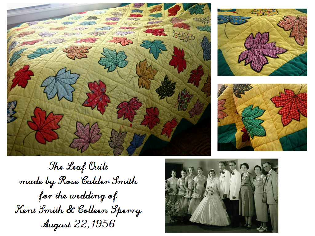 mom was here The Leaf Quilt, Warming Generations