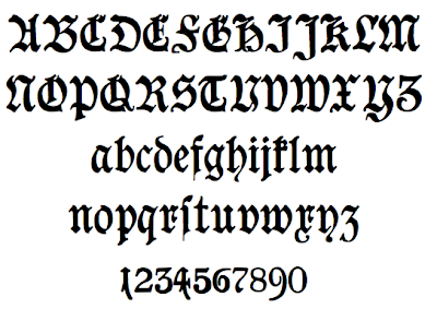 Splice | hybrid font: Blackletter Fonts