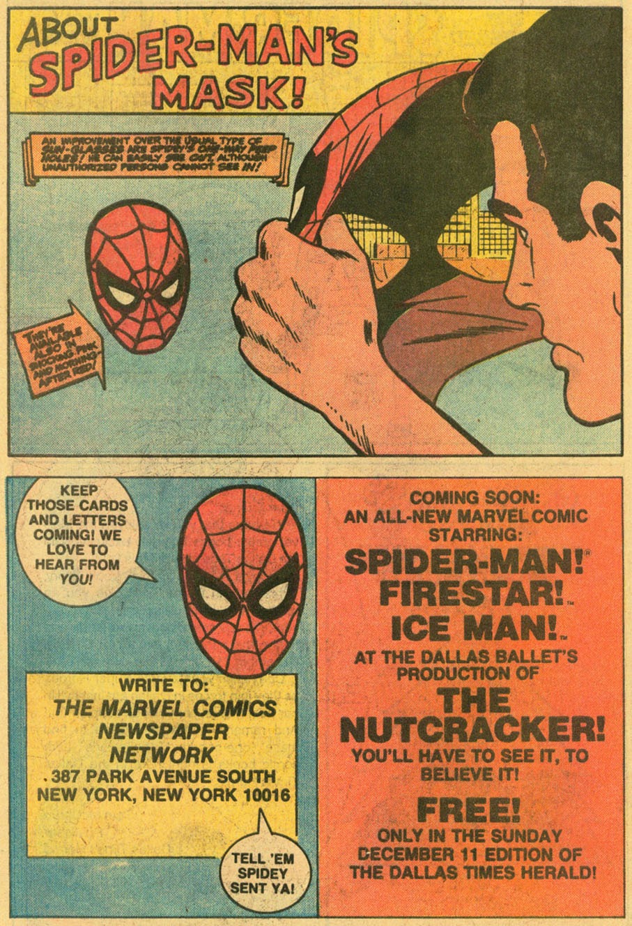 Read online Spider-Man: Christmas in Dallas (Dallas Times Herald Giveaway) comic -  Issue # Full - 34