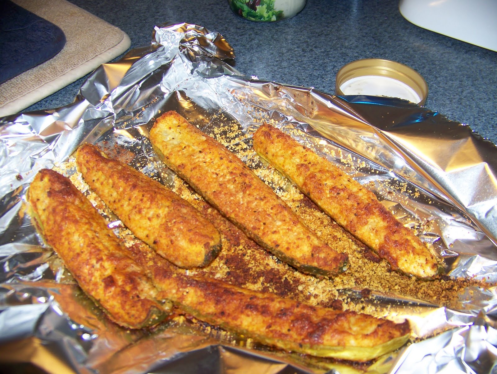 Kicking Carbs to the Curb Low Carb Flops Oven Fried Pickles