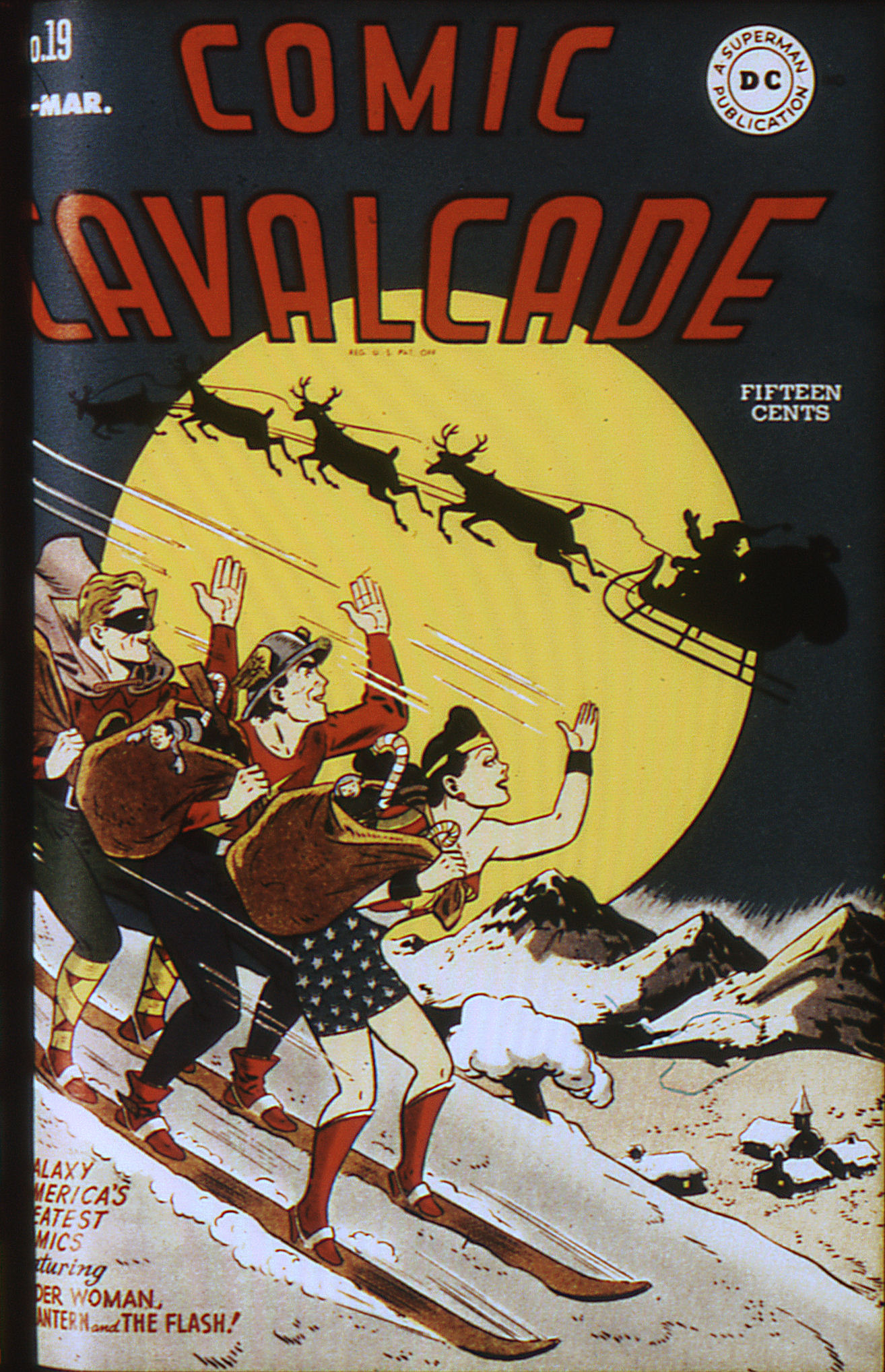 Read online Comic Cavalcade comic -  Issue #19 - 1