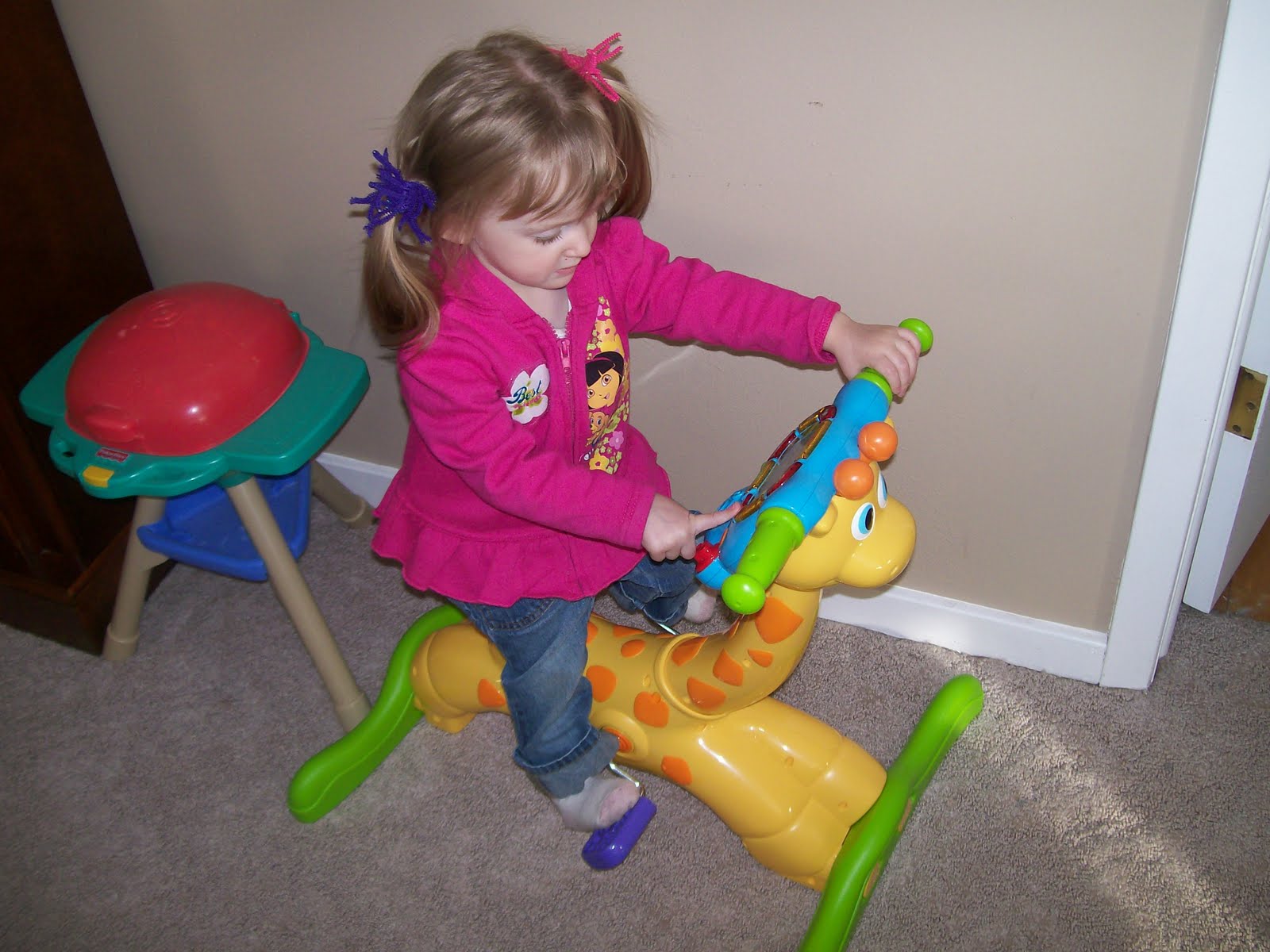 vtech ride and learn giraffe bike